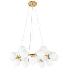 Moosee Cosmo MSE010100223 lampa wisząca x5 W biała-złota
