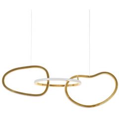 Moosee Jazz MSE1501100203 lampa wisząca 3x36 W złota