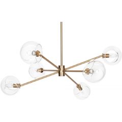 Moosee Aura MSE1501100402 lampa podsufitowa 6x25 W złota