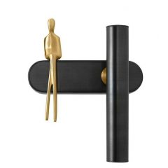 Moosee Boy MSE1501100480 kinkiet 1x4 W czarny-złoty Moosee Boy MSE1501100480 kinkiet 1x4 W czarny-złoty