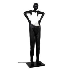 Moosee Human MSE1501100511 lampa stojąca 3x30 W czarna Moosee Human MSE1501100511 lampa stojąca 3x30 W czarna