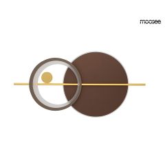 Moosee Moons MSE1501100515 kinkiet x60 W złoty Moosee Moons MSE1501100515 kinkiet x60 W złoty