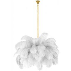 Moosee Tiffany MSE1501100525 lampa wisząca x40 W biała-złota Moosee Tiffany MSE1501100525 lampa wisząca x40 W biała-złota