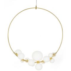 Moosee Rocio MSE1501100552 lampa wisząca x5 W biała-złota