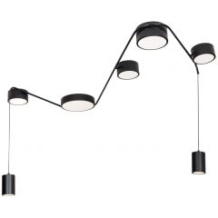 MaxLight Zumaia C0249 lampa podsufitowa 1x42 W czarna