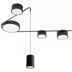 MaxLight Zumaia C0250 lampa wisząca 1x32 W czarna