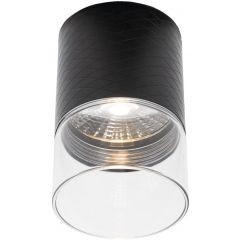 MaxLight Fusion C0275 lampa podsufitowa 1x7 W czarna