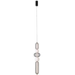 MaxLight Bora P0592 lampa wisząca 1x28 W czarna-złota