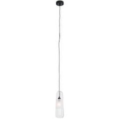 MaxLight Mauri P0588 lampa wisząca 1x12 W czarna-przezroczysta