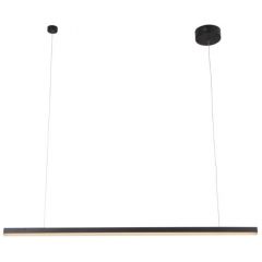 MaxLight Trio P0310 lampa wisząca 1x19 W czarna