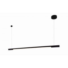 MaxLight Organic Horizon P0358 lampa wisząca 1x26 W czarna