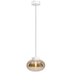 MaxLight Palloncini P0518 lampa wisząca 1x7 W biała-bursztynowa