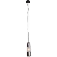 MaxLight Mauri P0590 lampa wisząca 1x12 W czarna-przydymiona