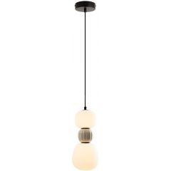 MaxLight Modern P0627 lampa wisząca 1x13 W szary/popielaty