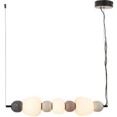 MaxLight Modern P0630 lampa wisząca 1x28 W szary/popielaty-brązowa