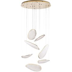 MaxLight Empire P0635D lampa wisząca 1x121 W złota