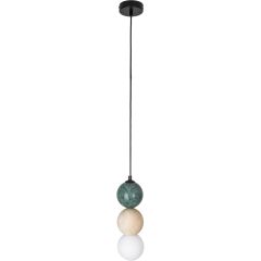 MaxLight Alice P0665 lampa wisząca 1x7 W biała-zielona