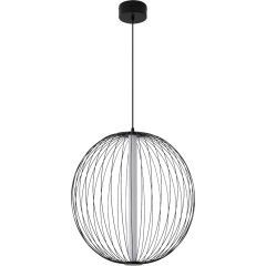 MaxLight Nelson P0677 lampa wisząca 1x31 W czarna