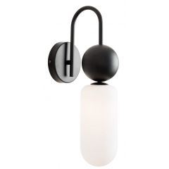 MaxLight Nova W0381 kinkiet 1x7 W biały-czarny MaxLight Nova W0381 kinkiet 1x7 W biały-czarny