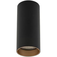 Nowodvorski Lighting Mono 10779 lampa podsufitowa 1x10 W czarna-złota