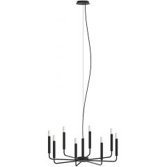 Nowodvorski Lighting Orto 11460 lampa wisząca x10 W czarna