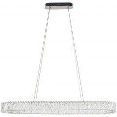 Nowodvorski Lighting Luxora Oval 11707 lampa wisząca 1x40 W przezroczysta