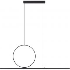 Nowodvorski Lighting Lineo 11879 lampa wisząca 2x39 W biała-czarna