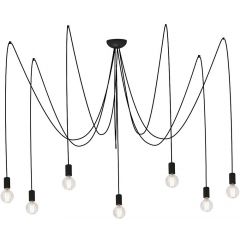 Nowodvorski Lighting Spider 6785 lampa wisząca powyżej 6x25 W czarna