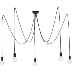 Nowodvorski Lighting Spider 6788 lampa wisząca 5x25 W czarna