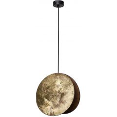 Nowodvorski Lighting Wheel Gold 9028 lampa wisząca 1x10 W czarna