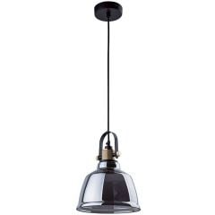 Nowodvorski Lighting Amalfi Smoked 9152 lampa wisząca 1x25 W srebrna