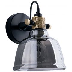 Nowodvorski Lighting Amalfi Smoked 9154 kinkiet 1x25 W srebrny