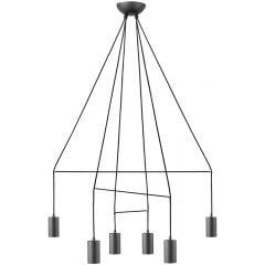 Nowodvorski Lighting Imbria 9677 lampa wisząca czarna