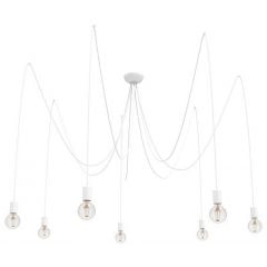 Nowodvorski Lighting Spider 9743 lampa wisząca powyżej 6x25 W biała