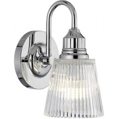 Quintiesse Addison QNADDISON1BATH kinkiet 1x3 W chrom-przezroczysty
