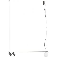 Nowodvorski Lighting Fourty III 11471 lampa wisząca 3x10 W czarna