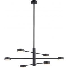 Nowodvorski Lighting Orbit 7946 lampa podsufitowa 6x12 W czarna