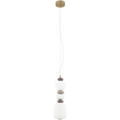 Nowodvorski Lighting Ceramic 11701 lampa wisząca 1x19 W szary/popielaty-brązowa