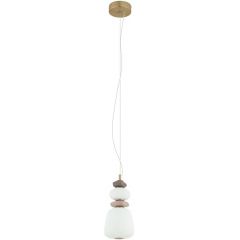 Nowodvorski Lighting Ceramic 11702 lampa wisząca 1x12 W szary/popielaty-brązowa