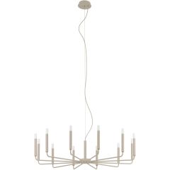 Nowodvorski Orto 12526 lampa wisząca x10 W beżowa