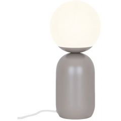 Nordlux Notti 2011035018 lampa stołowa 1x25 W biała-brązowa