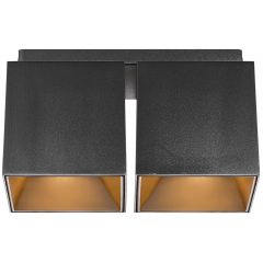 Nordlux Ethan 2110410103 lampa podsufitowa 2x50 W czarna