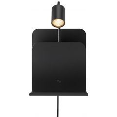 Nordlux Roomi 2112551003 lampka nocna 1x8 W czarna
