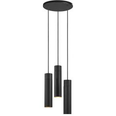 Nordlux Tilo 2410473003 lampa wisząca 3x15 W czarna