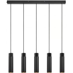 Nordlux Tilo 2410483003 lampa wisząca 5x15 W czarna