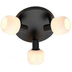 Nordlux Milford 2412606003 lampa podsufitowa 3x25 W czarna