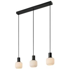 Nordlux Milford 2412623003 lampa wisząca 3x25 W czarna