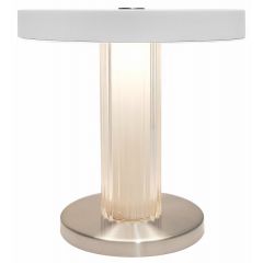 Nordlux Trezzi 2520135001 lampa stołowa 1x5 W biała