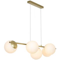Nordlux Lilly 2612623035 lampa wisząca 5x10 W mosiądz