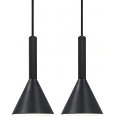 Nordlux Kelvis 2612723003 lampa wisząca 2x12 W czarna